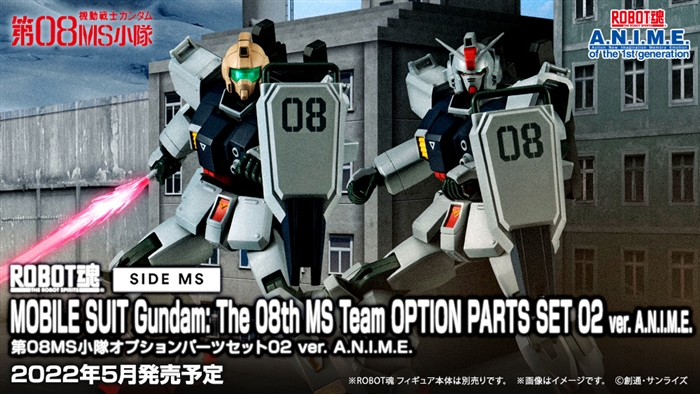 ROBOT魂 第08MS小隊オプションパーツセット02 ver. A.N.I.M.E.」2022年