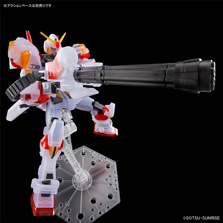 ガンダムベース「HG ガンダム4号機」＆「5号機」クリアカラー、本日