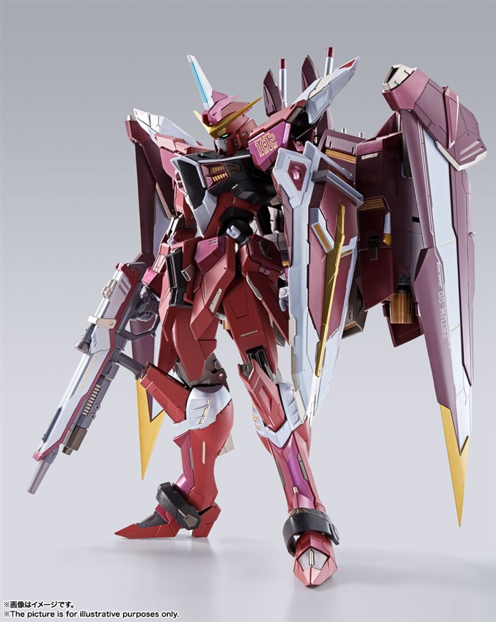 METAL BUILD ジャスティスガンダム」本日発売！「ファトゥム-00」との