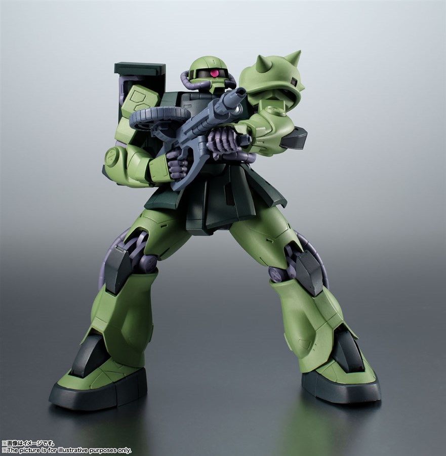 The Ground Type Zaku II Type JC and 08th MS Team Option Parts Set