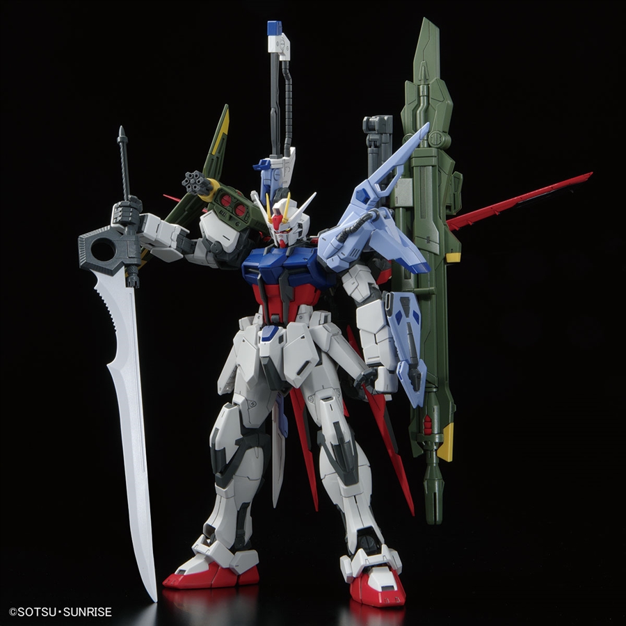 MG ガンダムベース限定 パーフェクトストライクガンダム、リゼルC型 2点セット MG パーフェクトストライクガンダム グランドスラム装備型」ガンダム
