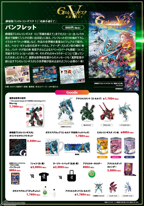 ドキュメンタリーBlu-ray「富野由悠季の暗号」などがラインナップ