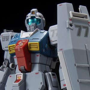 完全新規造形で立体化！「HG ジム（スレッガー搭乗機）」本日18時より