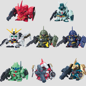 Gジェネレーション　GF BB戦士 22体セット BB戦士 逆襲のシャアセット」＆「Gジェネ キュベレイトリプル