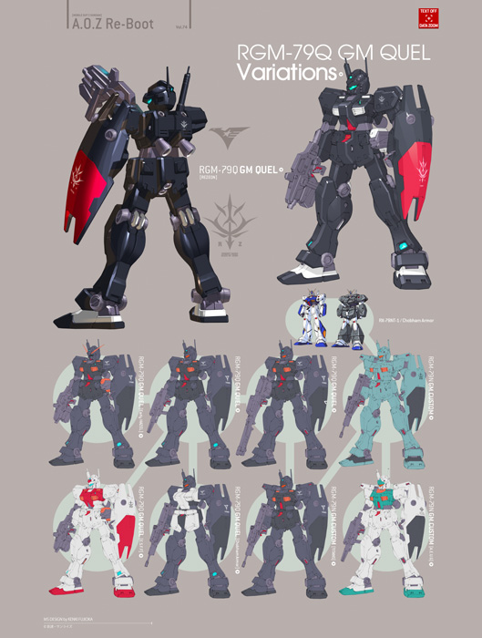 プ*コ様 【週末セール】HG ジムクゥエル & ジムカスタム A.O.Z Re-Bootにてジム・カスタムをベースに開発された「ジム