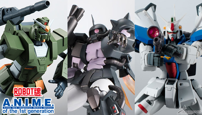 ROBOT魂 ver. A.N.I.M.E.「フルアーマーガンダム」や「高機動型ザクII