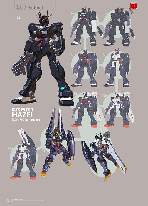 ガンダムTR-1 ヘイズル・アウスラ　　 ケルデルクホイスト改造パーツ　セット A.O.Z Re-Bootにてアーリーヘイズルをベースに開発された「ガンダムTR