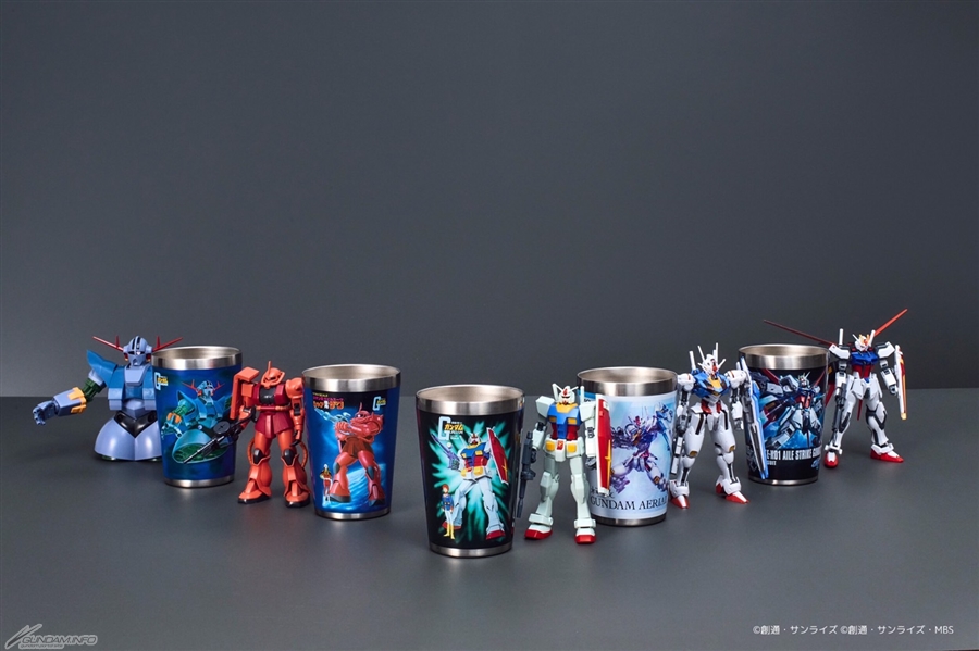 ガンプラパッケージアートを使用したタンブラーが登場！全国の