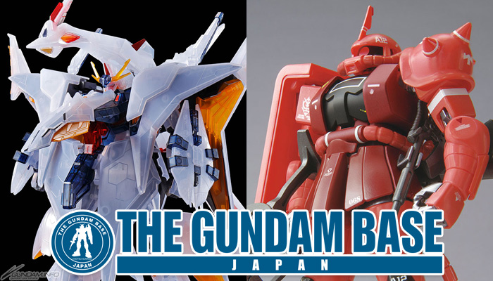 The HG 1/144 Penelope [Clear Color] and Char's Zaku II (21st