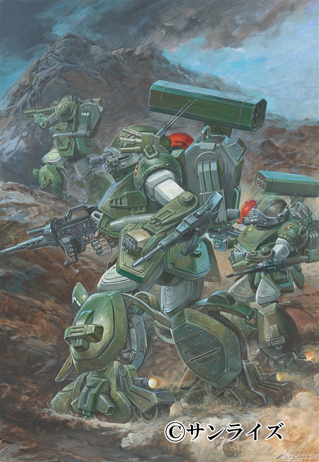 機動戦士ガンダム』などの迫力あるイラストを多数展示！「髙荷義之原画