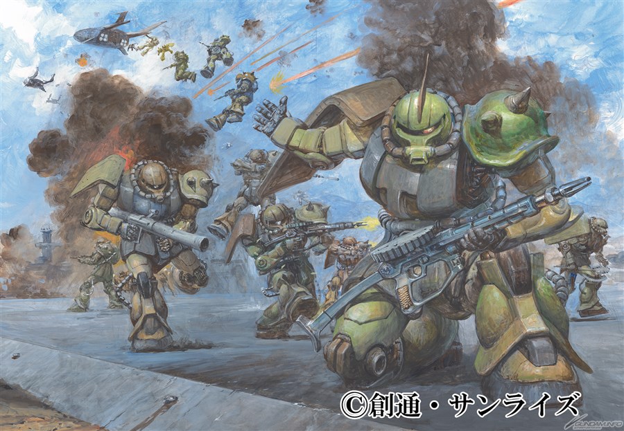 機動戦士ガンダム』などの迫力あるイラストを多数展示！「髙荷義之原画