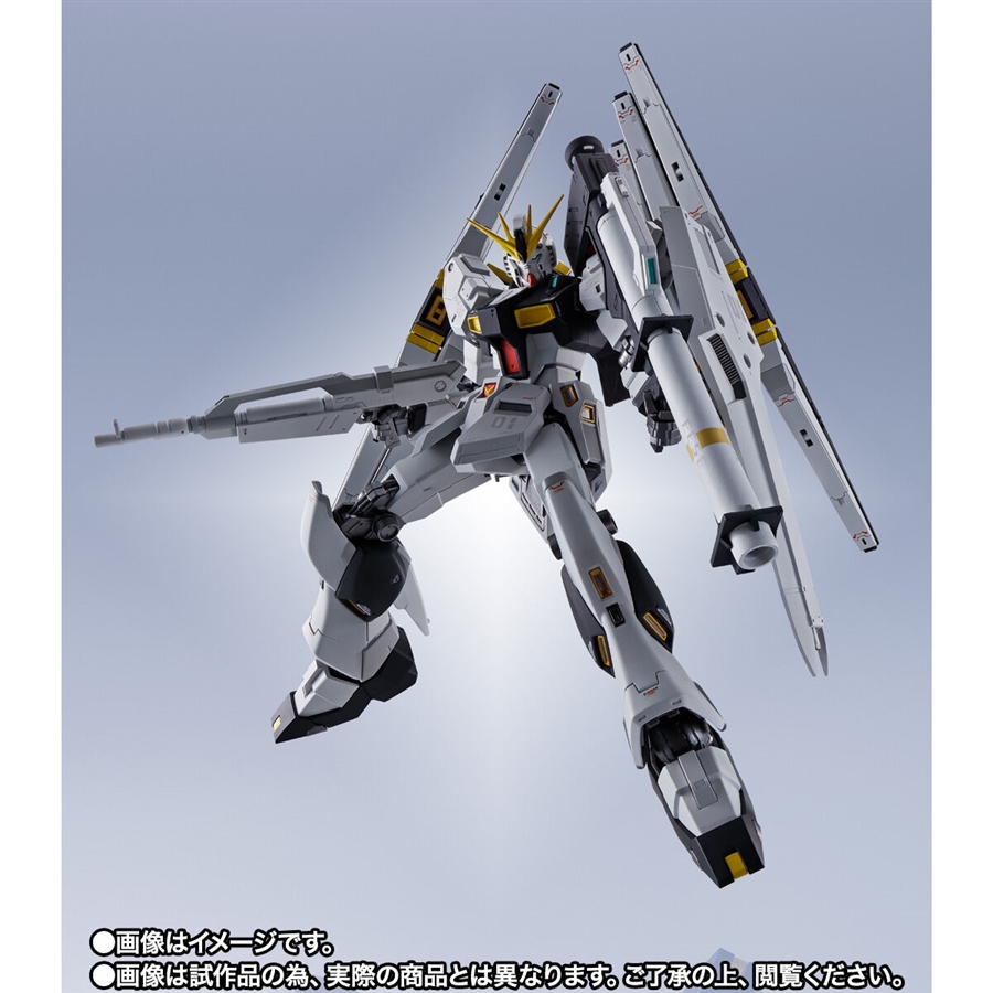 細部まで設定画稿を忠実に再現！「METAL ROBOT魂 νガンダム（ダブル