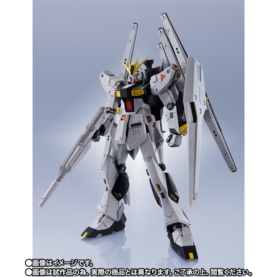 細部まで設定画稿を忠実に再現！「METAL ROBOT魂 νガンダム（ダブル