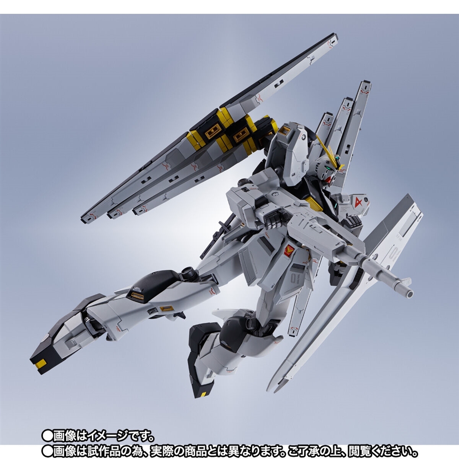 細部まで設定画稿を忠実に再現！「METAL ROBOT魂 νガンダム（ダブル