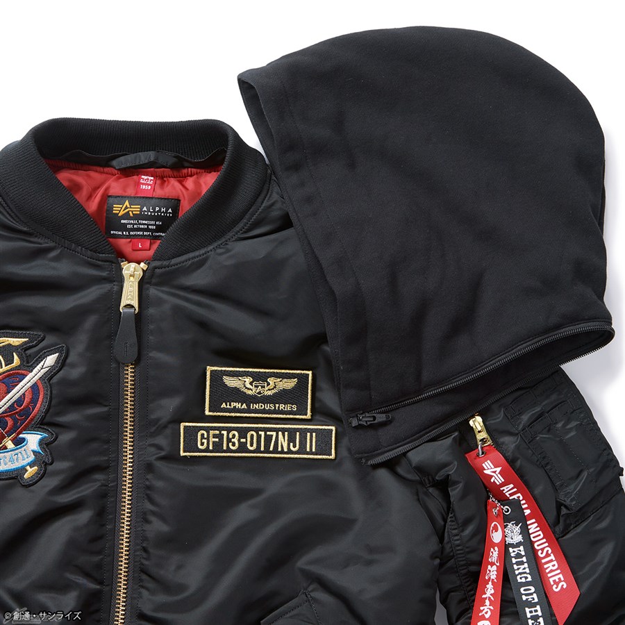 STRICT-G Mobile Fighter G Gundam x ALPHA INDUSTRIES MA-1 NATUS