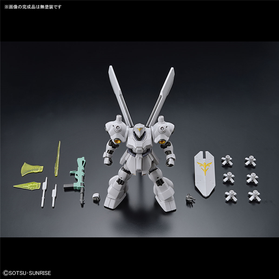 特徴的な頭部形状や背中のバインダーは新規造形！「HG サイコ・ドーガ