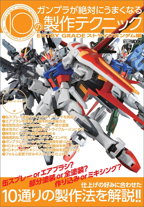 特製水転写式デカールが付属！「ガンプラが絶対にうまくなる10の製作