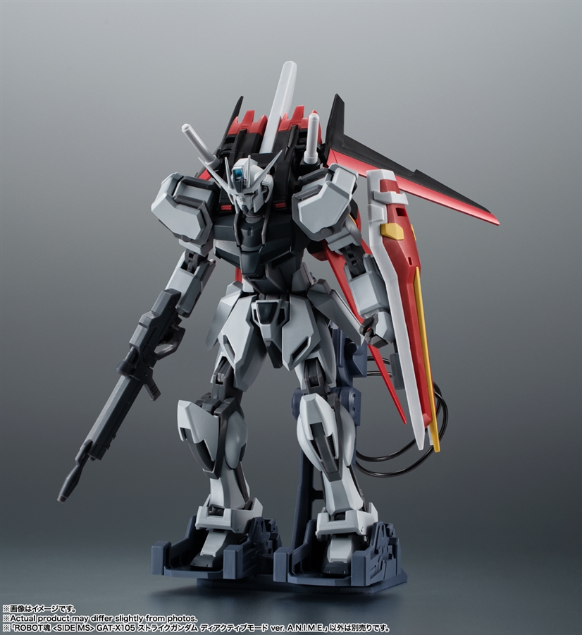 ストライクガンダム ディアクティブモード ver. A.N.I.M.E. ケーブルやカタパルトパーツが付属！「ROBOT魂 ストライクガンダム