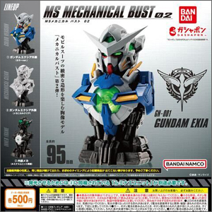 Mobile Suit Gundam MS Mechanical Bust 02 Gundam Exia That Uses