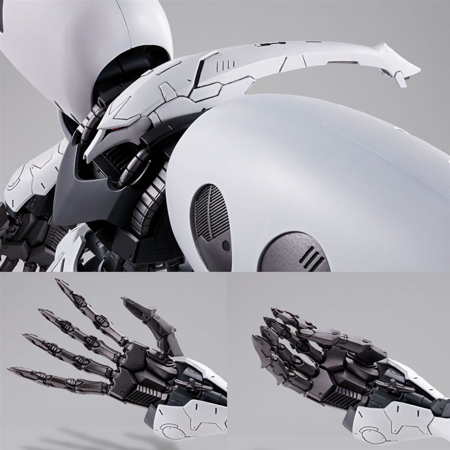 ディテールアップされた各部外装は新規造形！「MG キュベレイダムド