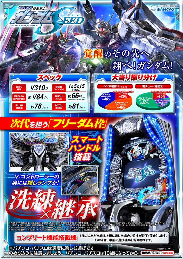 新規描き起こし映像を搭載！8月上旬導入予定「Pフィーバー 機動戦士