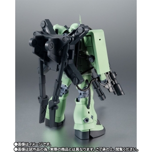 独自形状の左肩部は新造形！「ROBOT魂 ザクII F2型（測距手用）ver