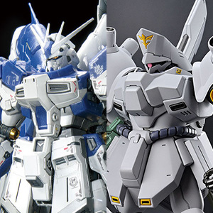 The RG Hi-v Gundam [Titanium Finish] and HG Psycho Doga Will be