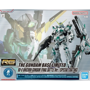 The RG Unicorn Gundam (Final Battle Ver.) [Special Coating] and HG
