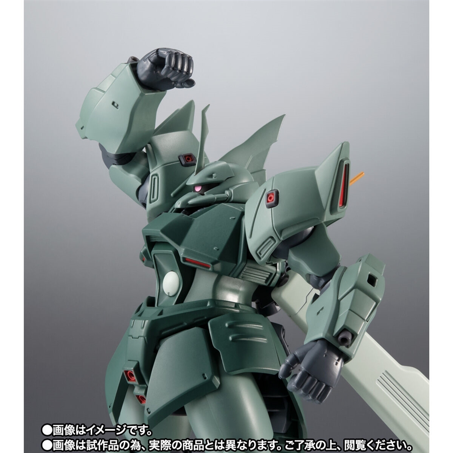 オリジナルの砲弾ケースを装備！「ROBOT魂 ゲルググJ（タグ軍曹機）ver