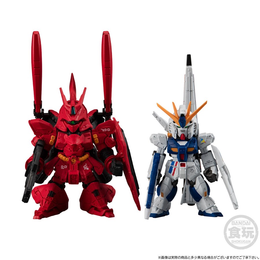 FW GUNDAM CONVERGE CORE RX-93ff νガンダム ＆ MSN-04FF サザビー