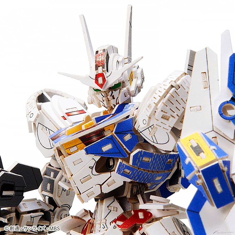 作って飾って楽しめる、紙製立体パズル！「si-gu-mi PRO ガンダム