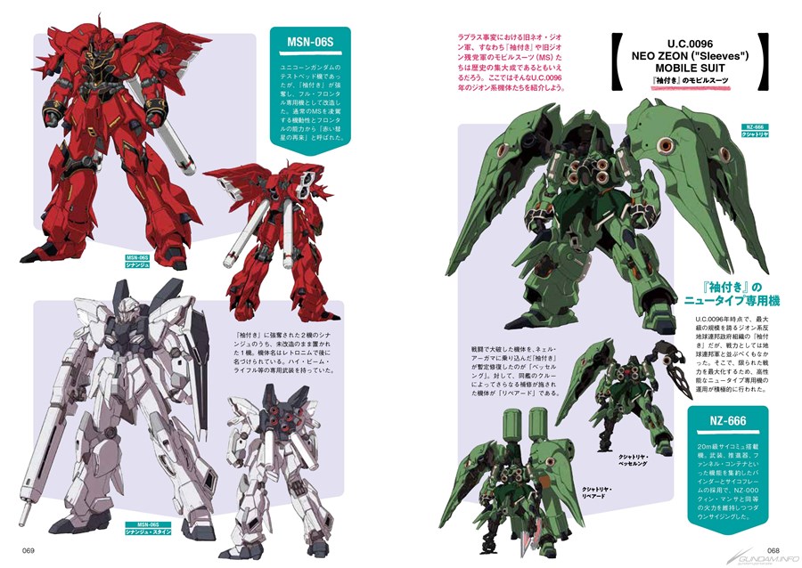 ガンダム モビルスーツの教科書 U.C.0093-0097 逆襲のシャア＆ガンダム