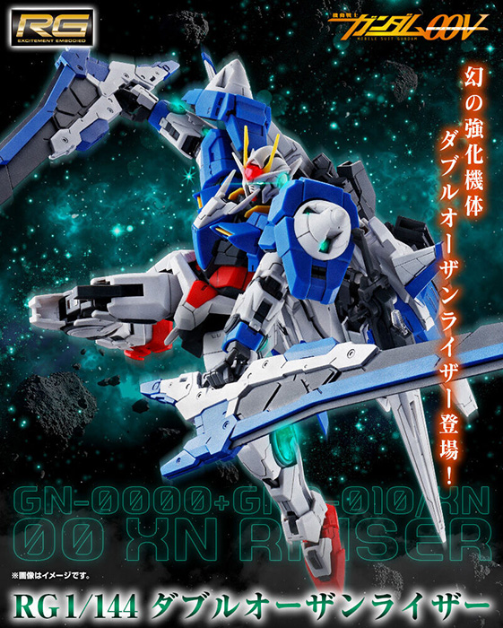 ザンユニットとGNバスターソードIIIを新規造形！「RG ダブルオーザン