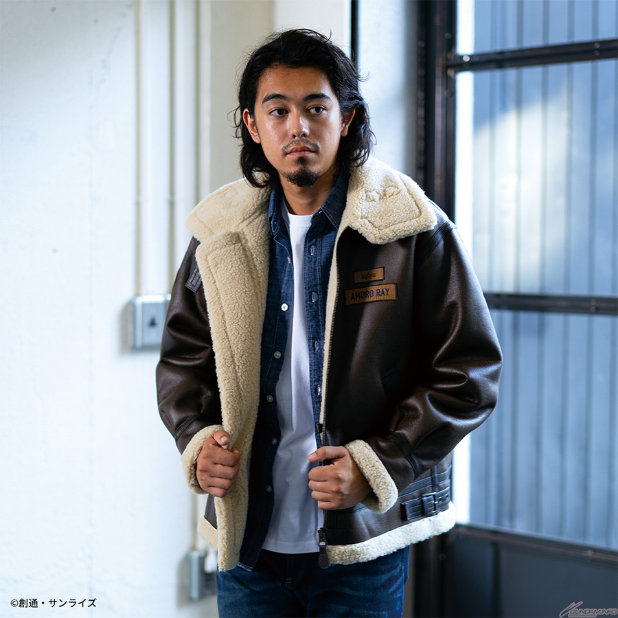 STRICT-G×ALPHA INDUSTRIES 「『逆襲のシャア』フライトジャケット B-3