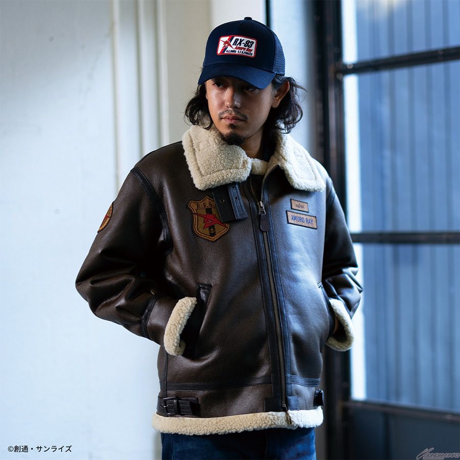 STRICT-G×ALPHA INDUSTRIES 「『逆襲のシャア』フライトジャケット B-3