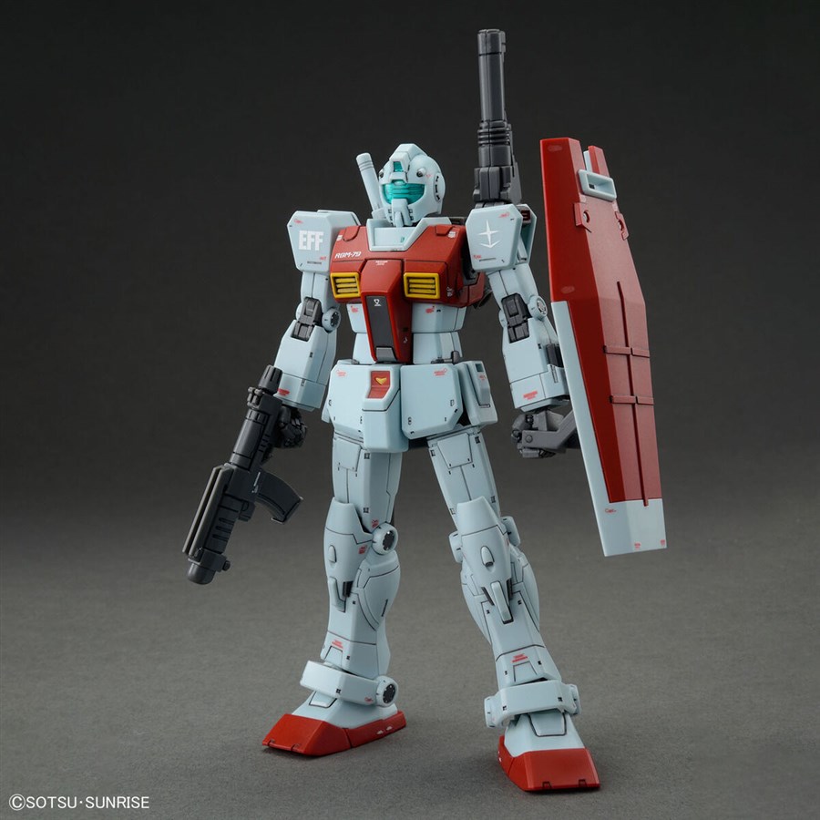 HG ORIGIN版ガンダム　ジム(ショルダー・キャノン装備ミサイルポッド装備) HG ジム（ショルダー・キャノン装備／ミサイルポッド装備）」11/18発売