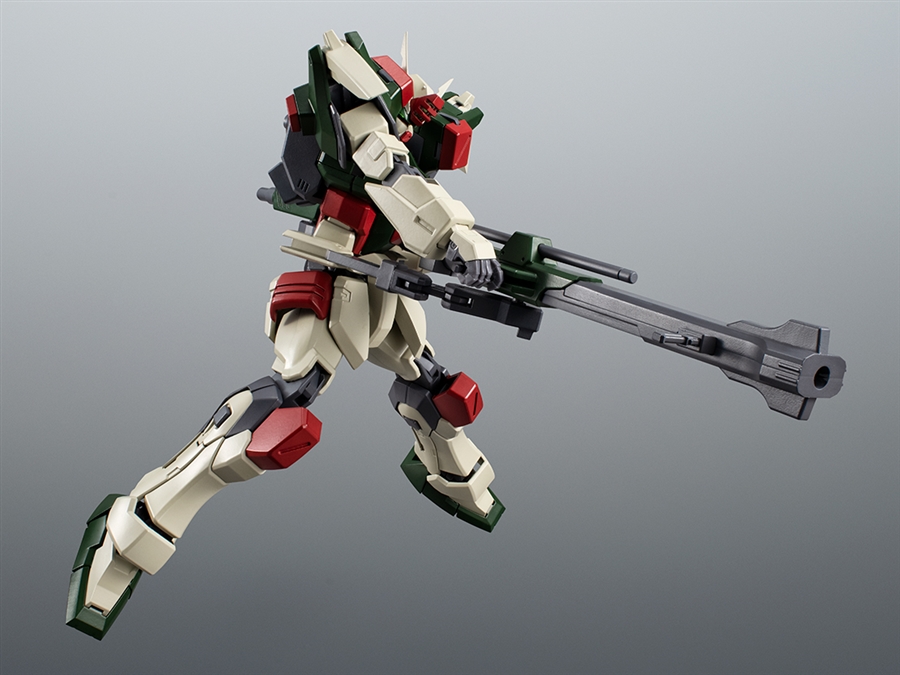 2丁の大型銃は連結可能！「ROBOT魂 バスターガンダム ver. A.N.I.M.E.