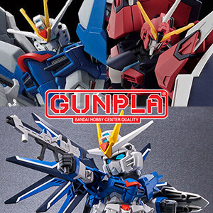 ライジングフリーダムガンダムはHG＆SDEX、イモータルジャスティスはHG