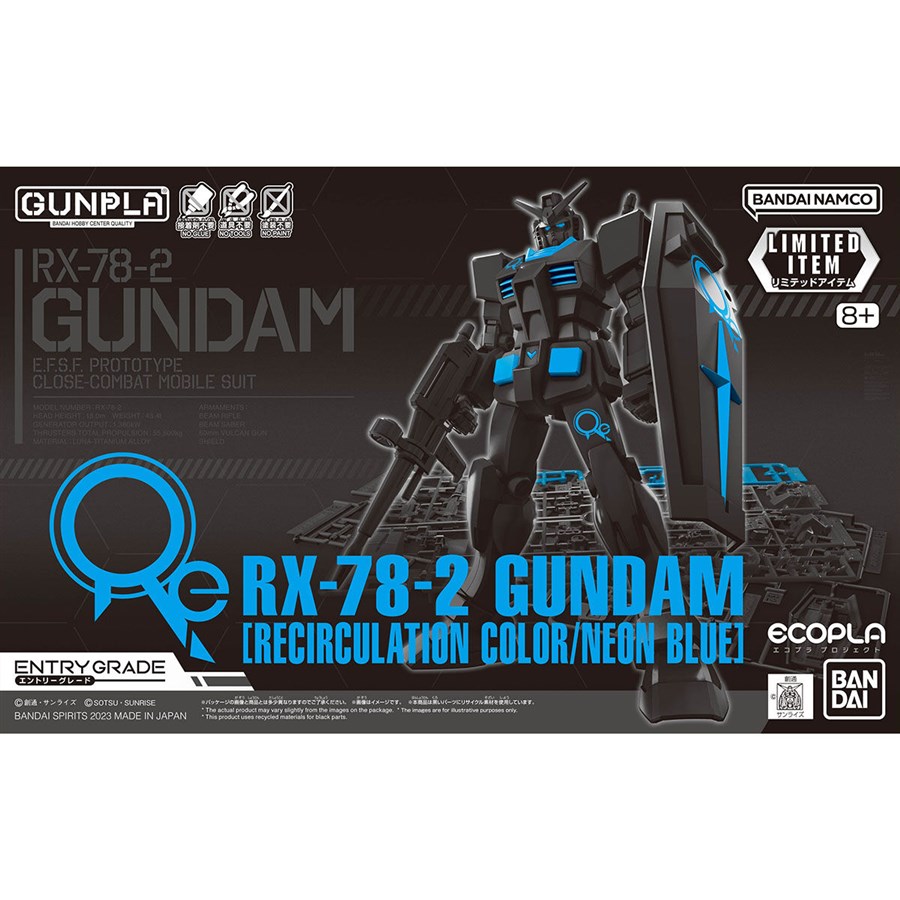 EG RX-78-2 ガンダム［リサーキュレーションカラー／ネオンブルー