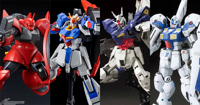 HG ジョニー・ライデン専用ゲルググ」「HG ゼータガンダム［U.C.0088