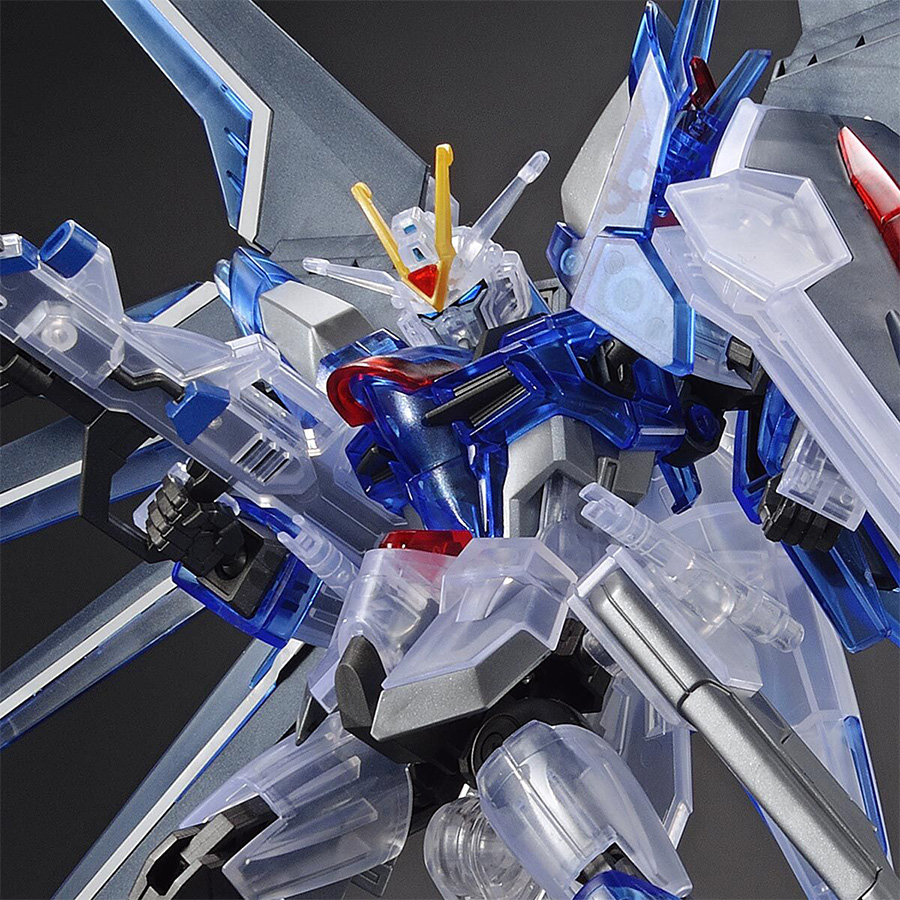 HG ライジングフリーダムガンダム［クリアカラー］」＆「HG