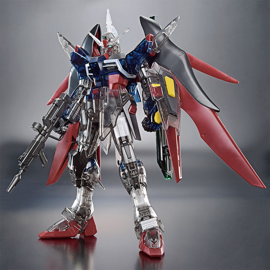 HG ライジングフリーダムガンダム［クリアカラー］」＆「HG