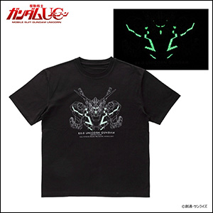 機動戦士ガンダムUC ユニコーンガンダムデストロイモード 蓄光Tシャツ