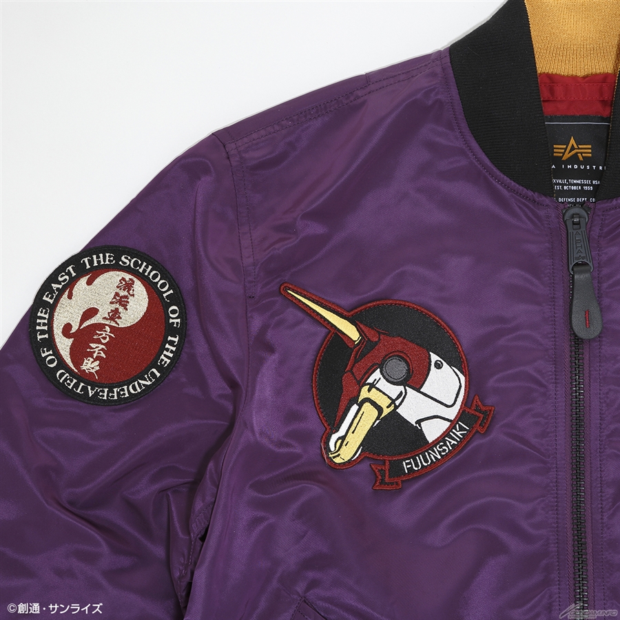 STRICT-G×ALPHA INDUSTRIES『機動戦士ガンダム』『機動武闘伝Gガンダム