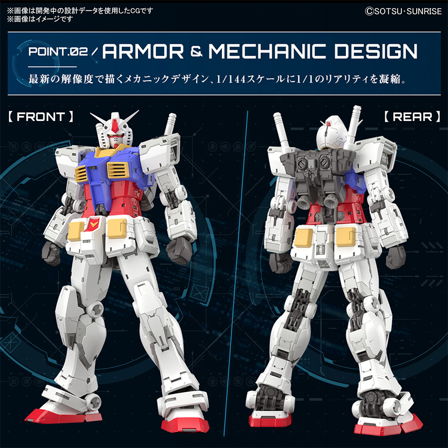最新解釈と原点回帰を融合！「RG RX-78-2 ガンダム Ver.2.0」8月店頭