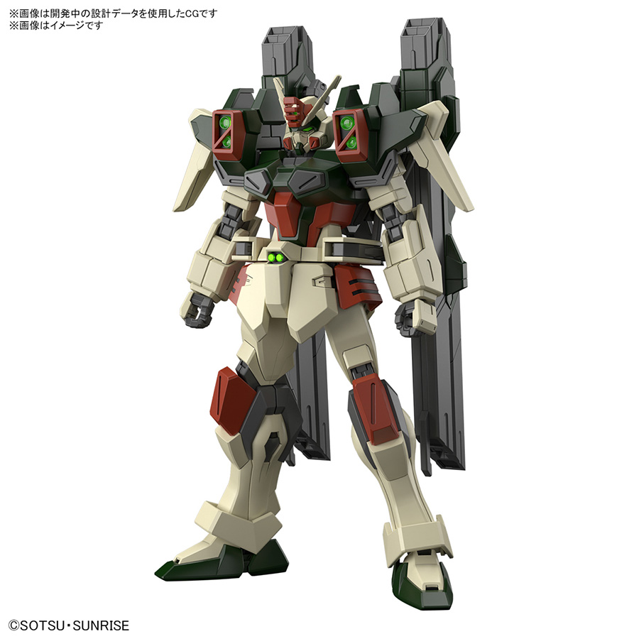 The HG Duel Blitz Gundam, HG Lightning Buster Gundam, and SDCS