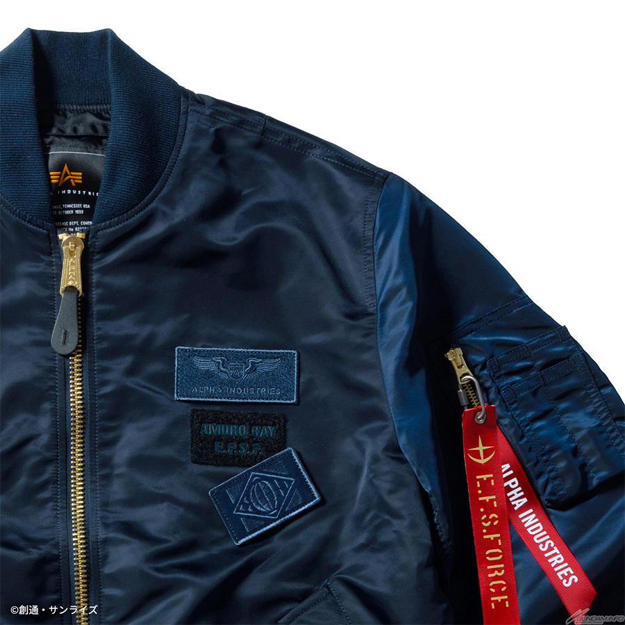 STRICT-G×ALPHA INDUSTRIES『機動戦士ガンダム 逆襲のシャア』フライト