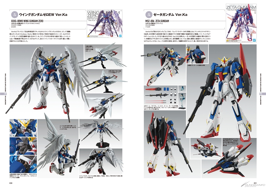 ガンプラカタログ2024 MG&FULL MECHANICS編」本日発売！MGのVer.Ka新作