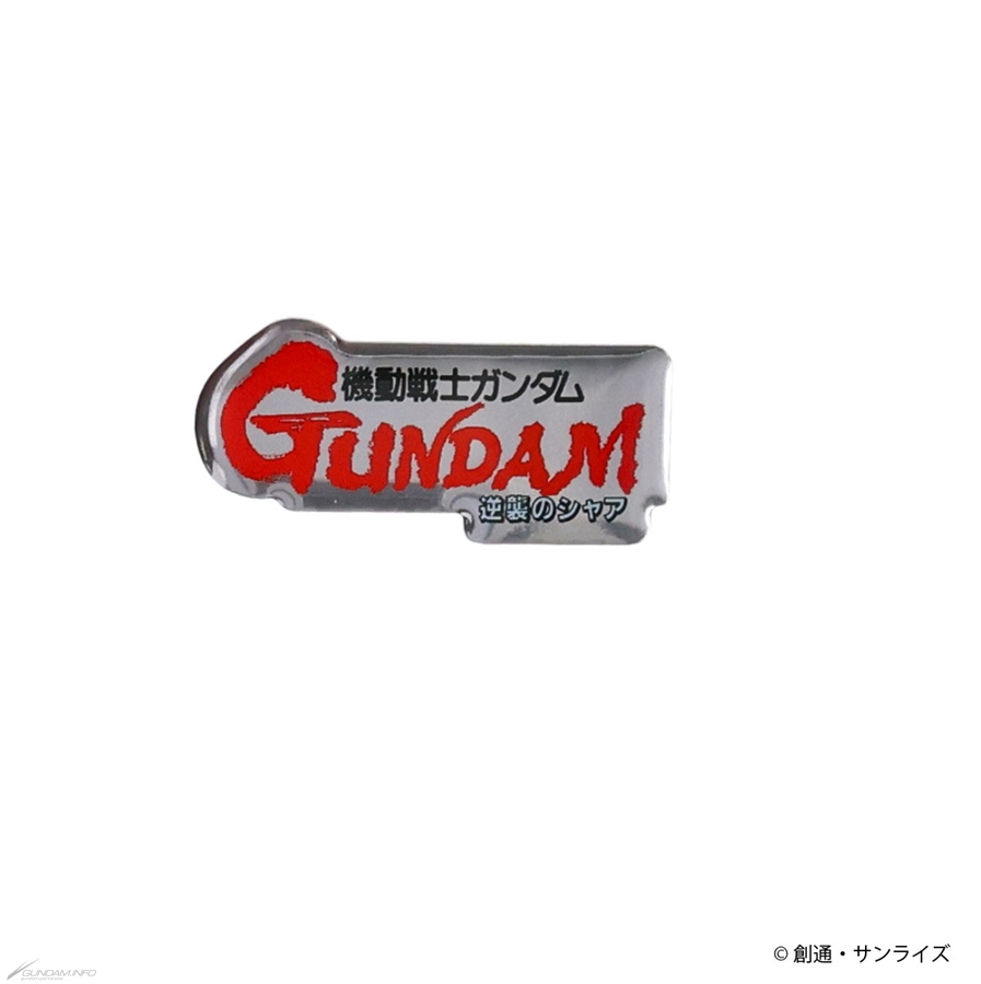 STRICT-G Gundam Series Title Logo Pin Sets Come in a Set of Three