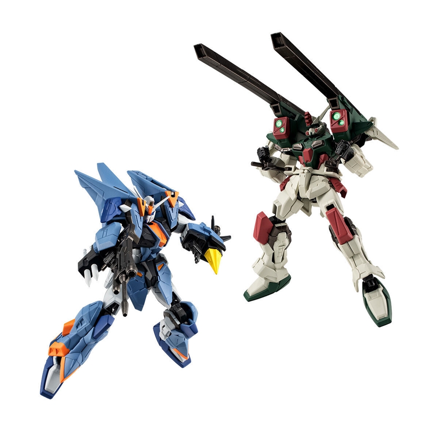 Gフレーム FA デュエルブリッツ＆ライトニングバスター／ミーティア ②点セット プレミアムバンダイ限定「GフレームFA デュエルブリッツガンダム